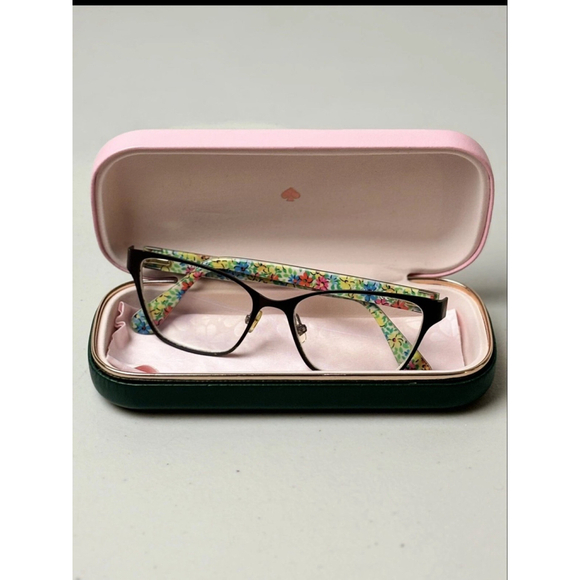 Kate Spade Accessories - Kate Spade Ivie 009Q Eyeglass Frames Women’s 52-16-140 Floral Temple Glasses